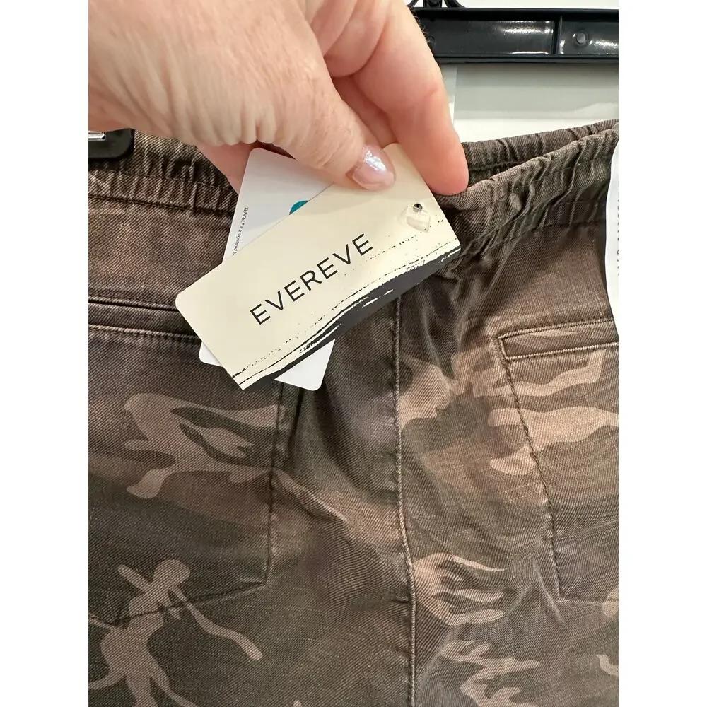 Level 99 Camouflage Brown Women's Shorts - Picture 6 of 6